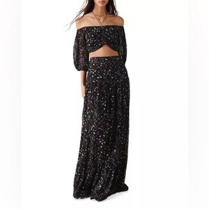 Ba&sh THALIA Maxi Floral Skirt • SM